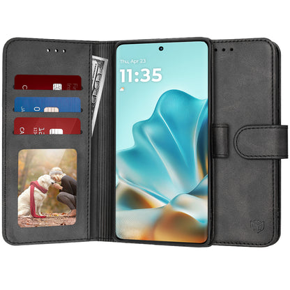 Case for Motorola Edge 60 Fusion / Edge 60, Techsuit, Diary Book, Black