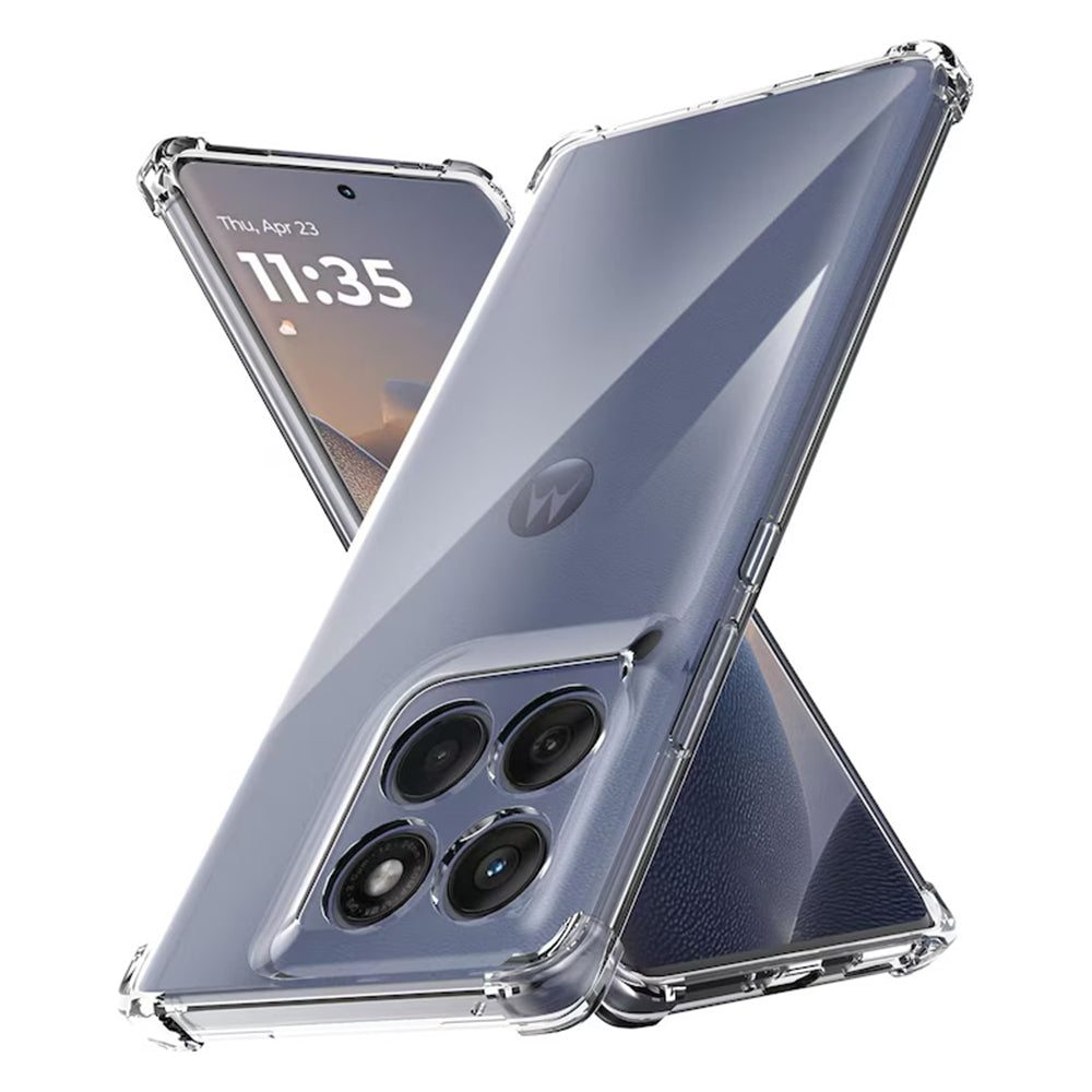 Case for Motorola Edge 60 Fusion / Edge 60, Techsuit, Shockproof Clear, Transparent