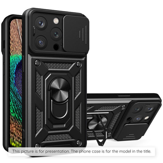 Case for Motorola Edge 60 Pro, Techsuit, CamShield, Black