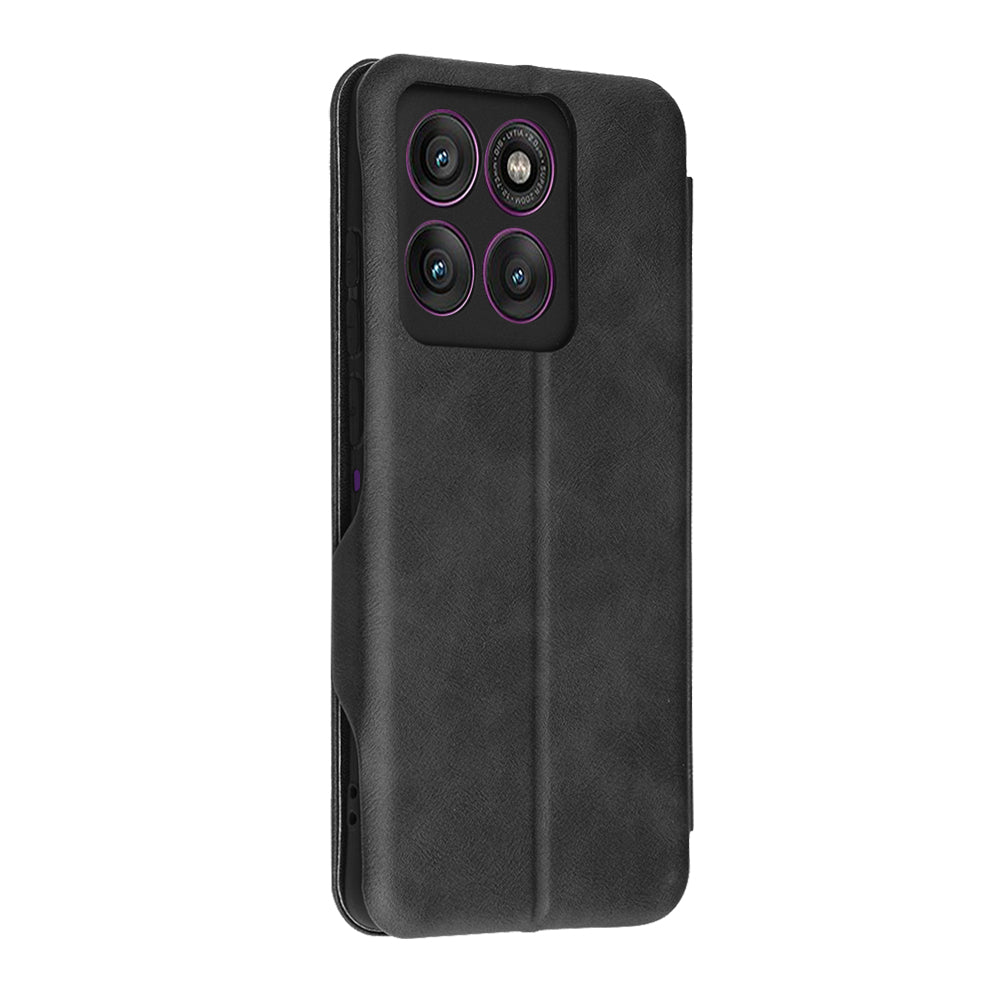 Case for Motorola Edge 60 Pro, Techsuit, Safe Wallet Plus, Black