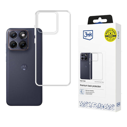 Case for Motorola Edge 70 Fusion, 3MK, Clear, Transparent