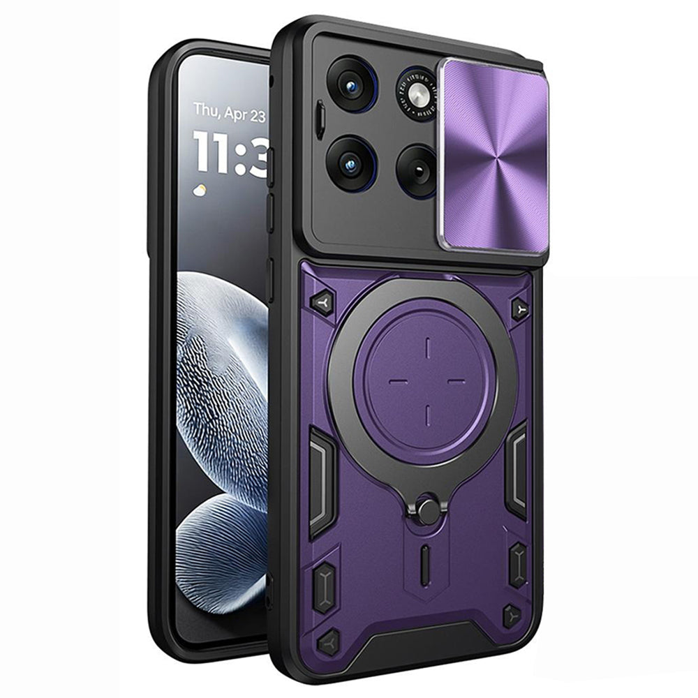 Case for Motorola Edge 70 Fusion, Techsuit, CamGuard Pro, Purple
