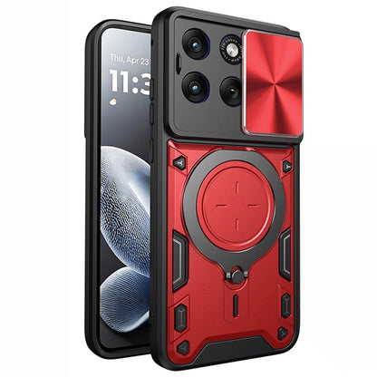 Case for Motorola Edge 70 Fusion, Techsuit, CamGuard Pro, Red