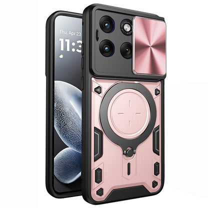 Case for Motorola Edge 70 Fusion, Techsuit, CamGuard Pro, Rose Gold