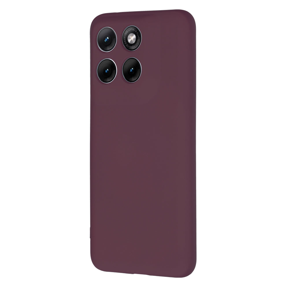 Case for Motorola Edge 70 Fusion, Techsuit, SoftFlex, Burgundy