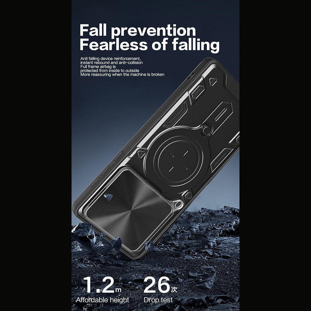 Case for Motorola Edge 70 Pro, Techsuit, CamGuard Pro, Blue