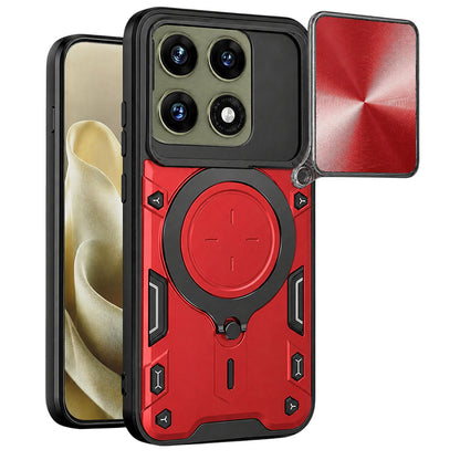 Case for Motorola Edge 70 Pro, Techsuit, CamGuard Pro, Red