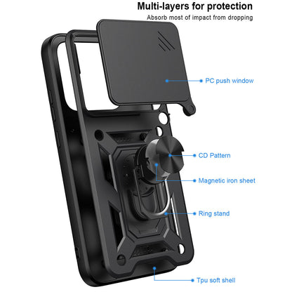 Case for Motorola Edge 70 Pro, Techsuit, CamShield, Gold