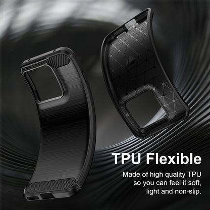 Case for Motorola Edge 70 Pro, Techsuit, Carbon, Black