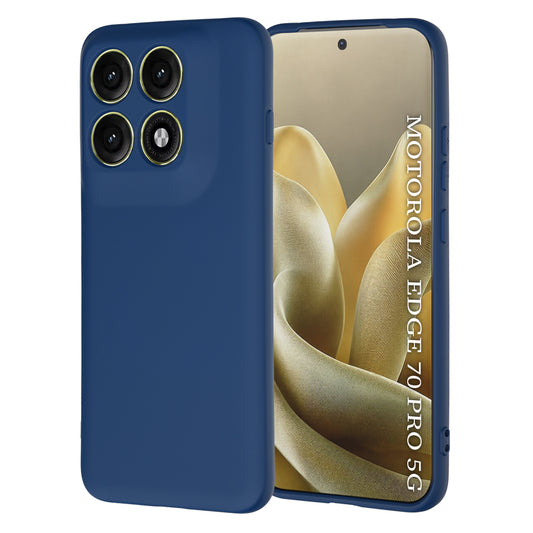 Case for Motorola Edge 70 Pro, Techsuit, SoftFlex, Navy Blue