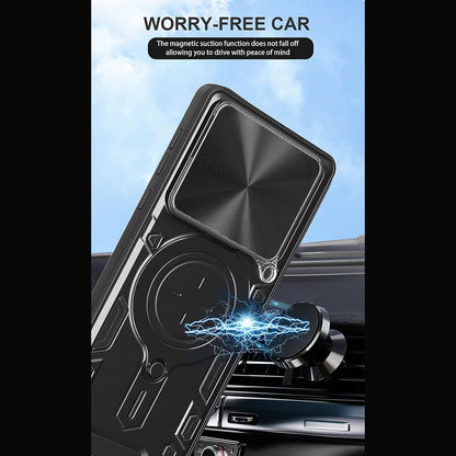 Case for Motorola Edge 70, Techsuit, CamGuard Pro, Black