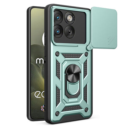 Case for Motorola Edge 70, Techsuit, CamShield, Green