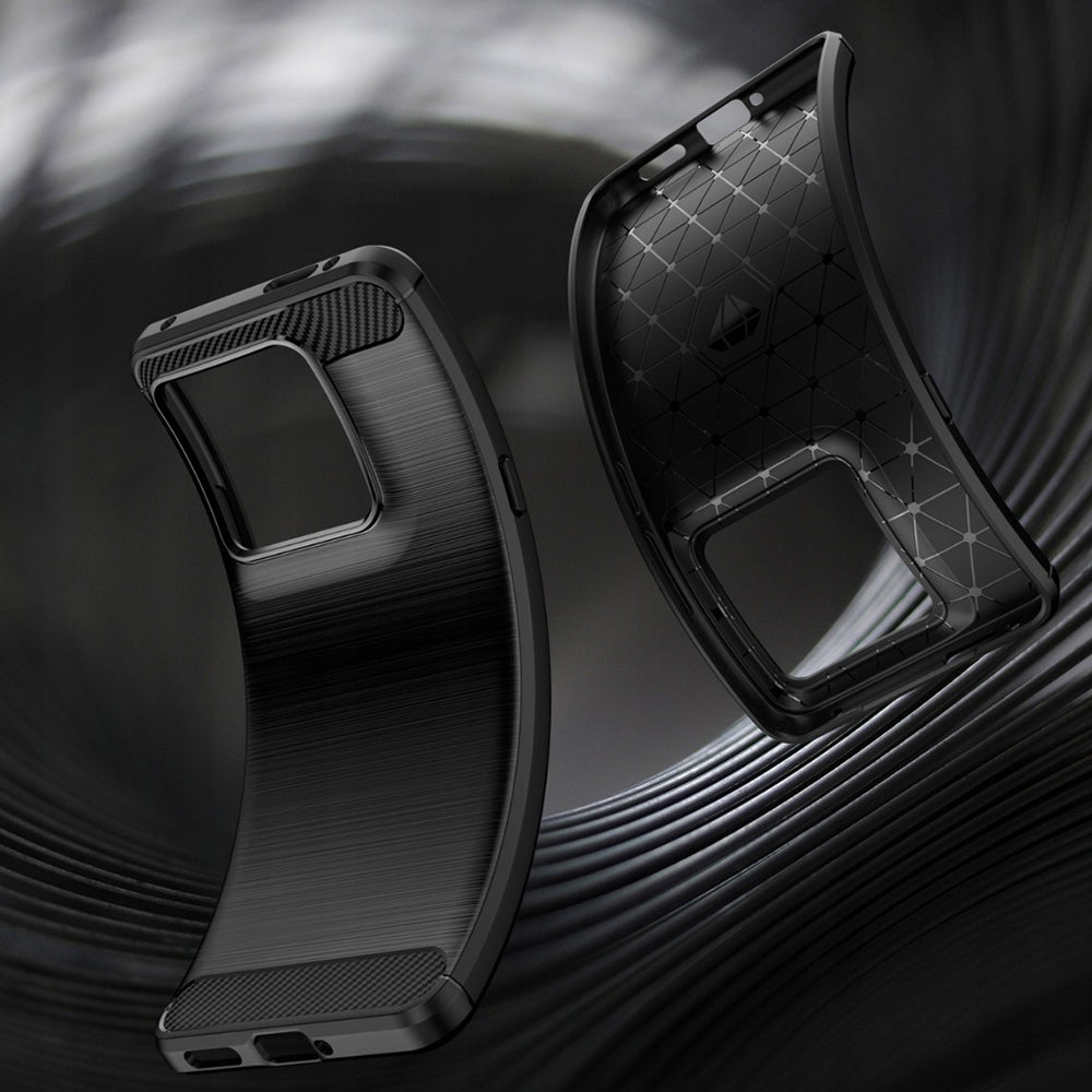 Case for Motorola Edge 70 Ultra / Signature, Techsuit, Carbon, Black