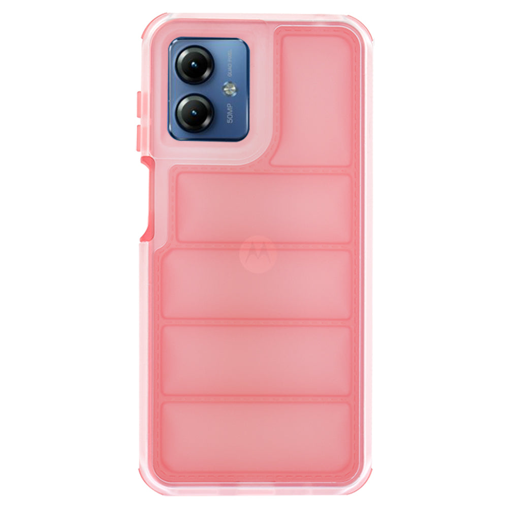 Case for Motorola Moto G14, Techsuit, Wave Shield, Red