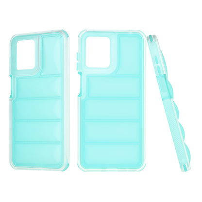 Case for Motorola Moto G14, Techsuit, Wave Shield, Turquoise