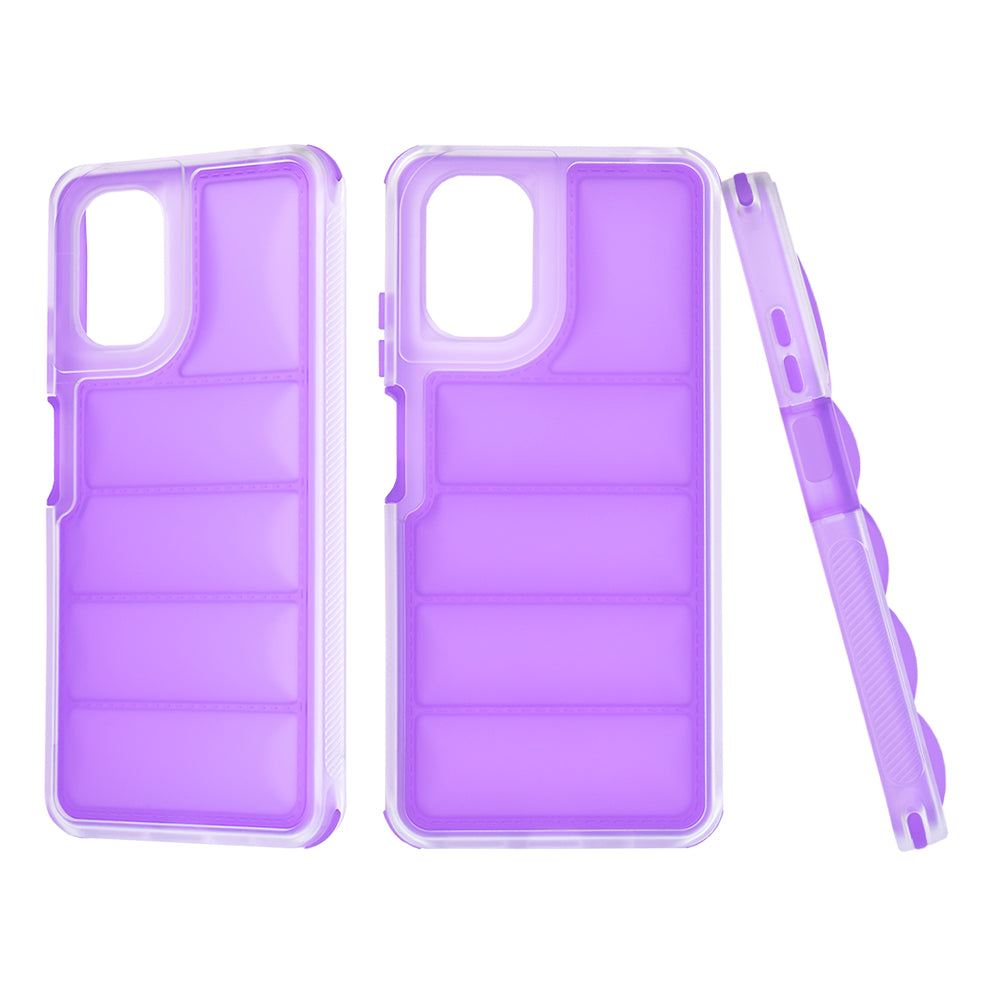 Case for Motorola Moto G24 Power, Techsuit, Wave Shield, Purple