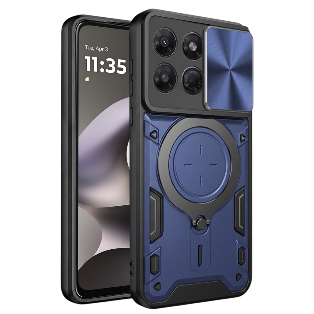 Case for Motorola Moto G37 Power, Techsuit, CamGuard Pro, Blue
