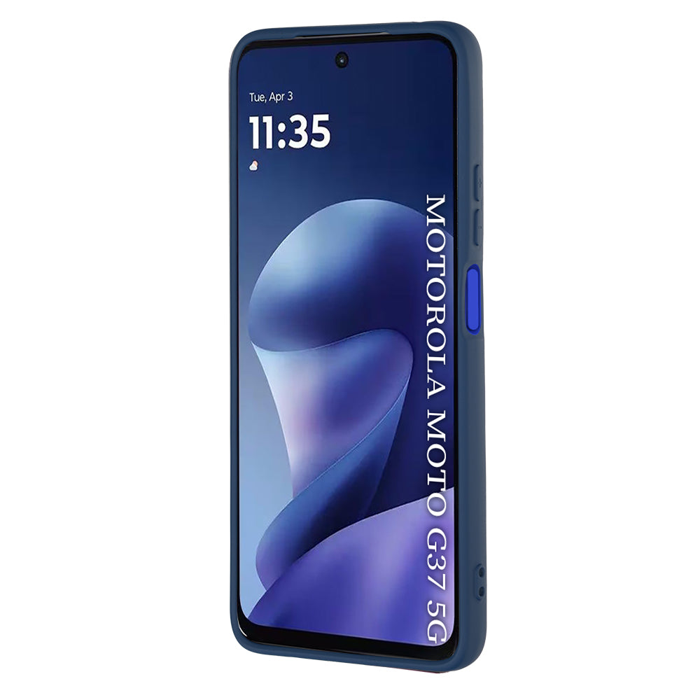 Case for Motorola Moto G47 / G37 Power / G37, Techsuit, SoftFlex, Navy Blue