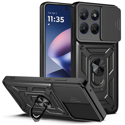 Case for Motorola Moto G47 / G37, Techsuit, CamShield, Black