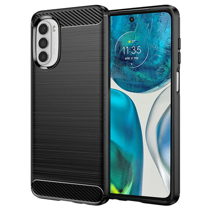 Case for Motorola Moto G52 / G82, Techsuit, Carbon, Black