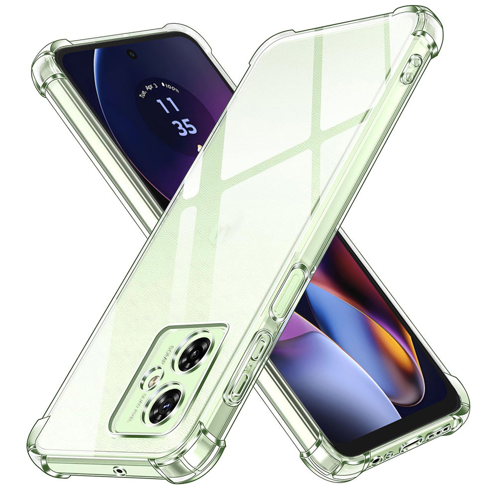 Case for Motorola Moto G55, Techsuit, Shockproof Clear, Transparent