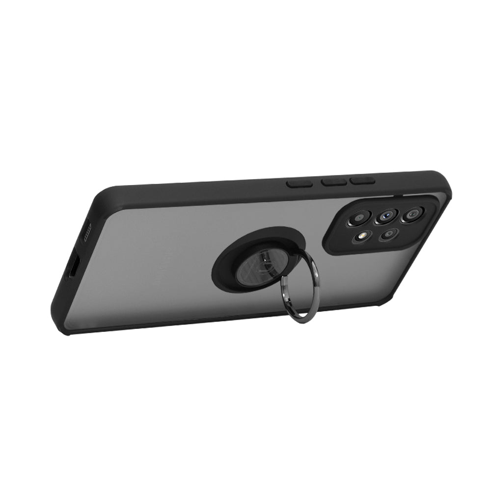 Case for Motorola Moto G77 / G67, Techsuit, Glinth, Black