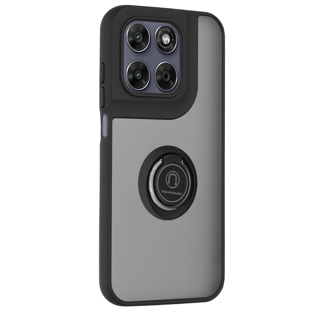 Case for Motorola Moto G77 / G67, Techsuit, Glinth, Black