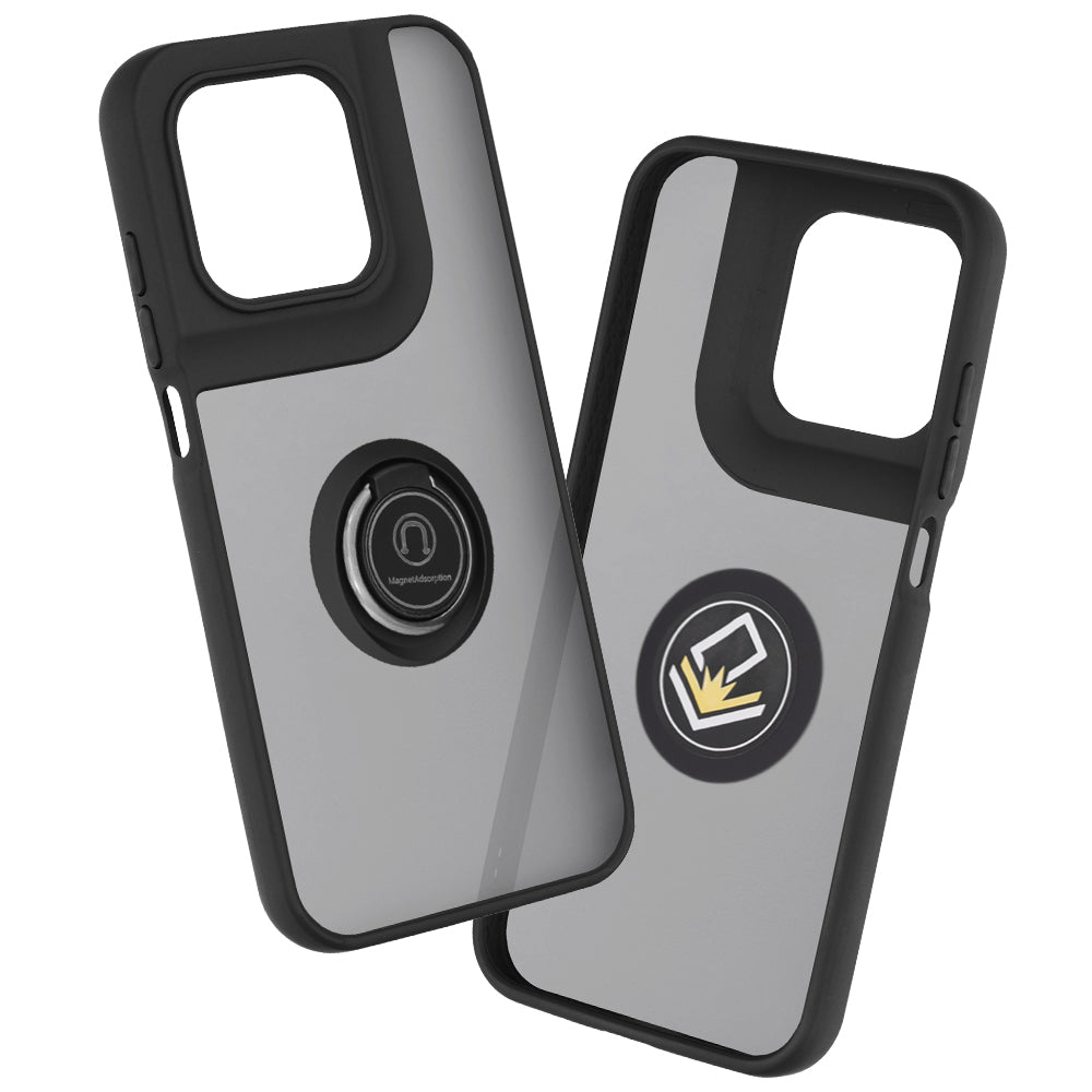 Case for Motorola Moto G77 / G67, Techsuit, Glinth, Black