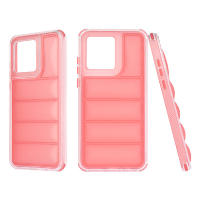 Case for Motorola Moto G84, Techsuit, Wave Shield, Red