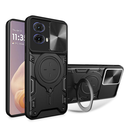Case for Motorola Moto G85, Techsuit, CamGuard Pro, Black