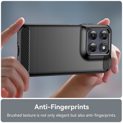 Case for Motorola Moto G87, Techsuit, Carbon, Black