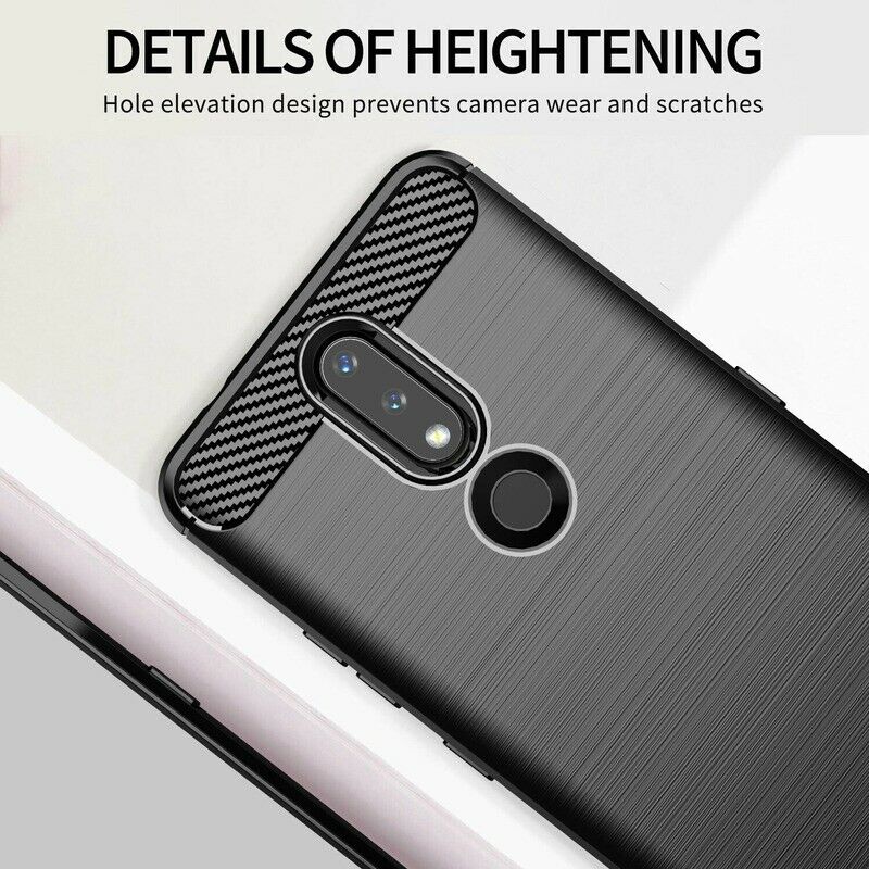 Case for Nokia 2.4, Techsuit, Carbon, Black