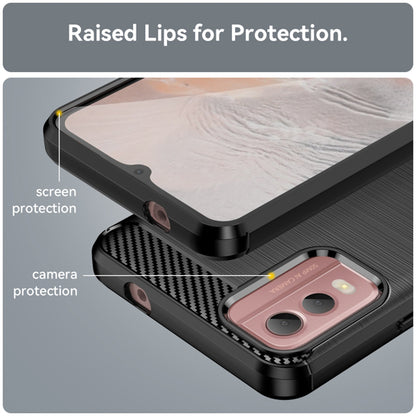 Case for Nokia C32, Techsuit, Carbon, Black