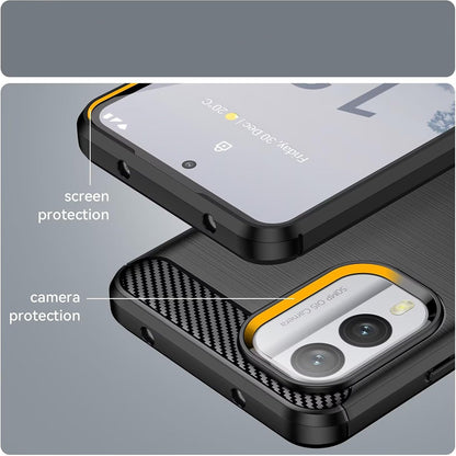 Case for Nokia X30, Techsuit, Carbon, Black