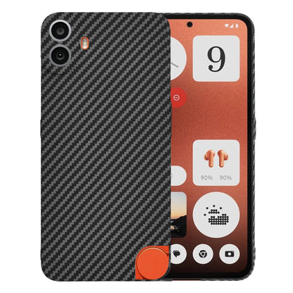 Case for Nothing CMF Phone 1, Techsuit, Carbonite FiberShell, Black
