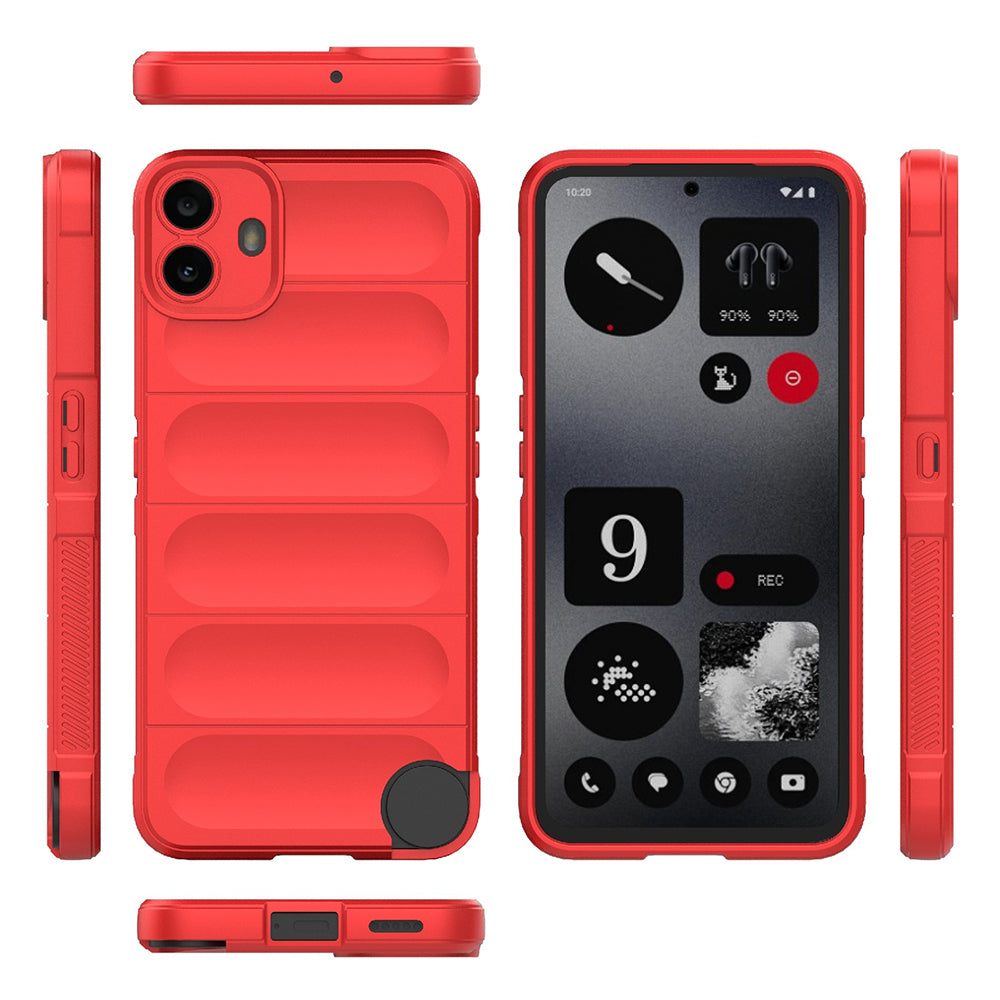 Case for Nothing CMF Phone 1, Techsuit, Magic Shield, Red