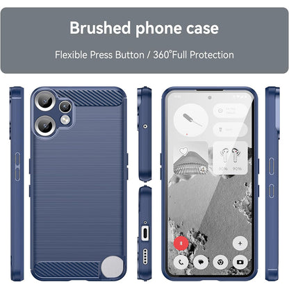 Case for Nothing CMF Phone 2 Pro, Techsuit, Carbon, Blue