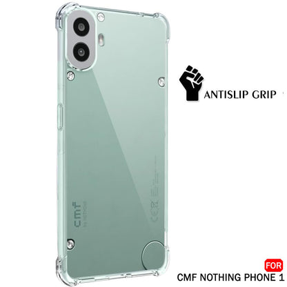 Case for Nothing CMF Phone 2 Pro, Techsuit, Shockproof Clear, Transparent