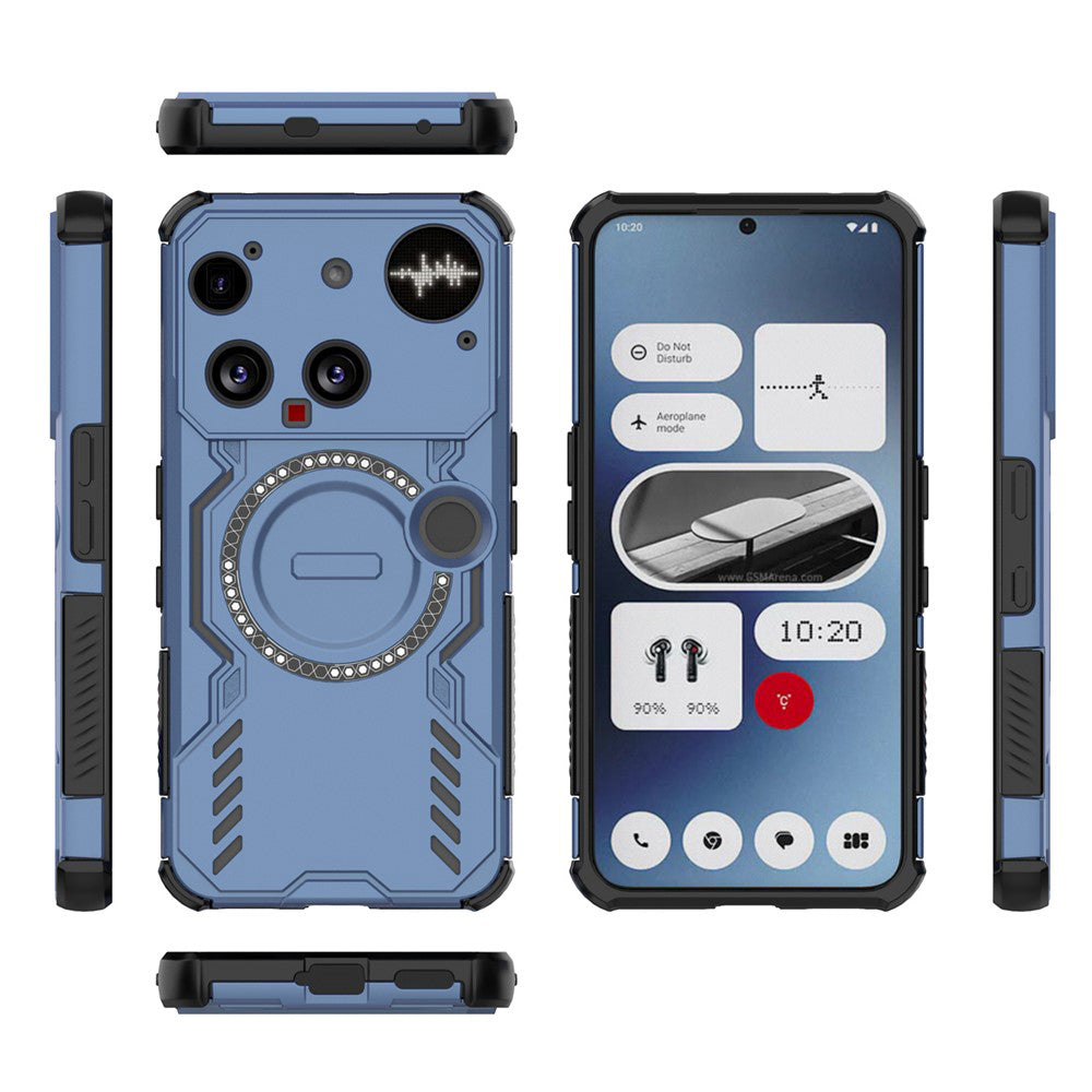 MagSafe Case for Nothing Phone (3), Techsuit, ArmorMag, Blue
