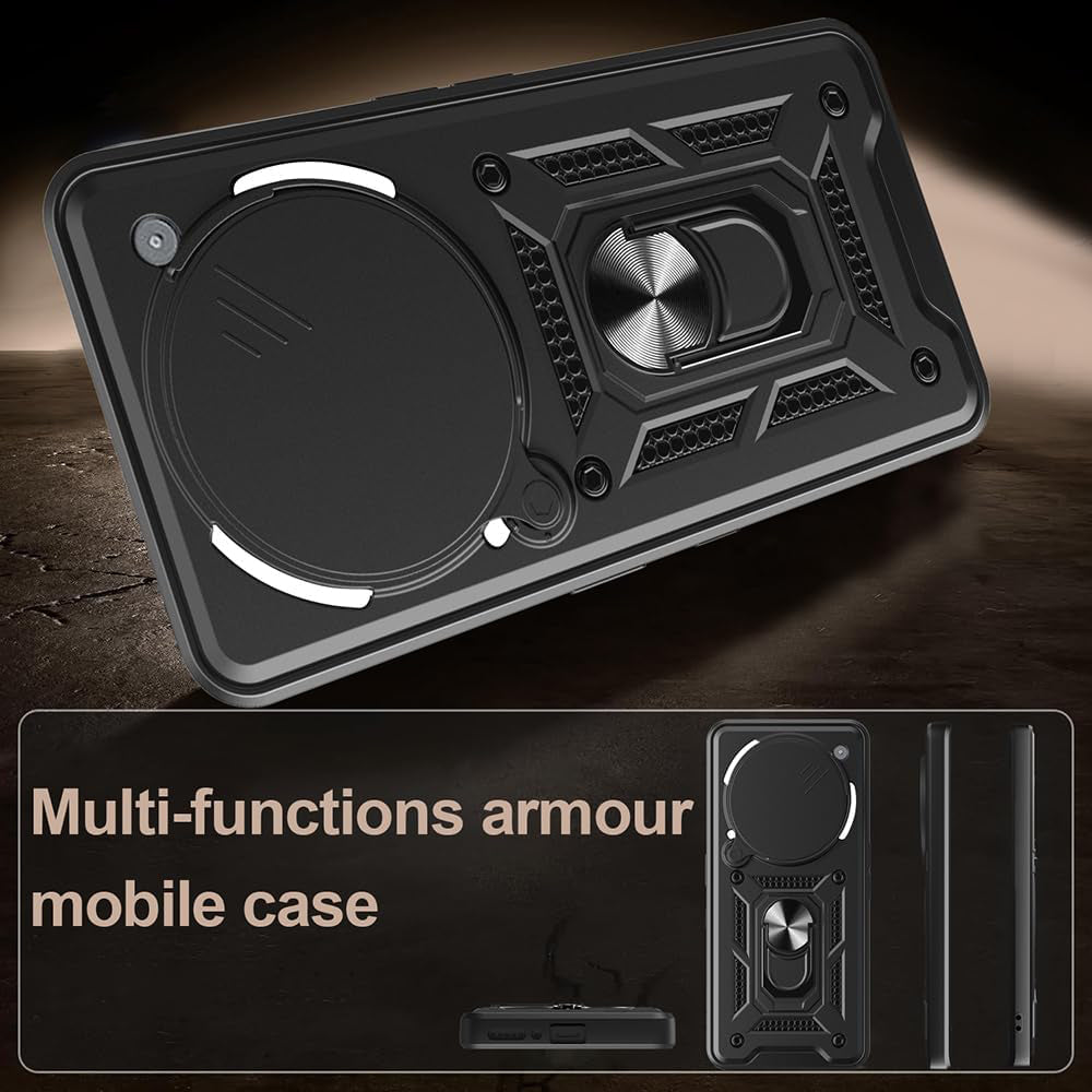 Case for Nothing Phone (3a) Pro, Techsuit, CamShield, Pink