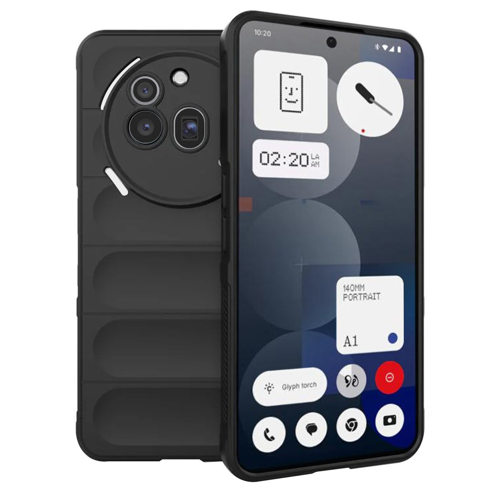 Case for Nothing Phone (3a) Pro, Techsuit, Magic Shield, Black