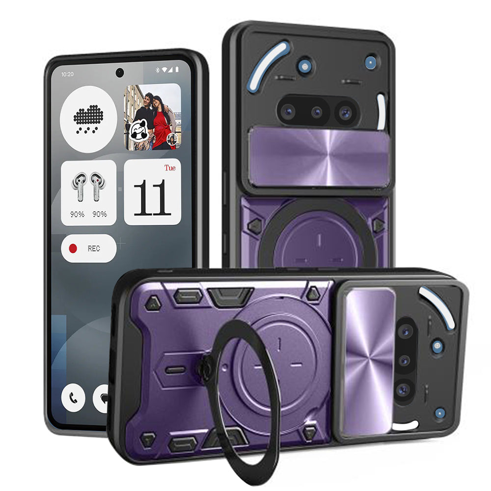Case for Nothing Phone (3a), Techsuit, CamGuard Pro, Purple