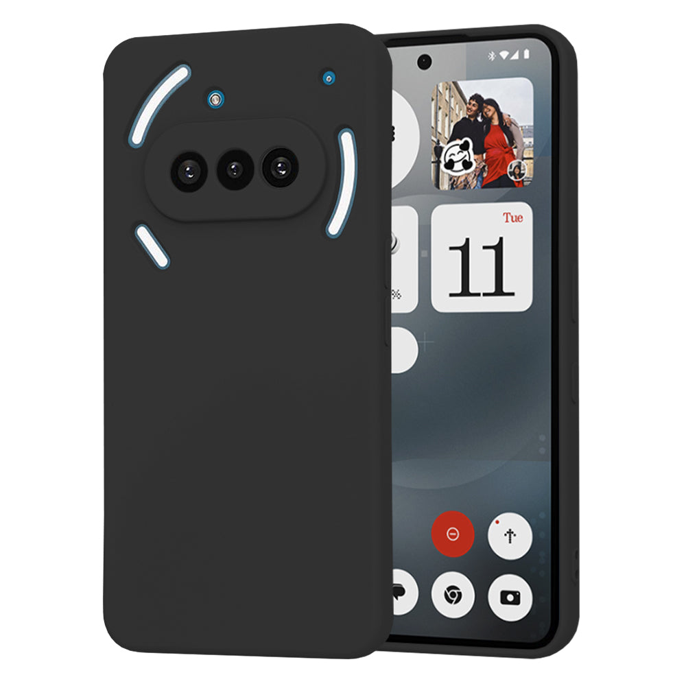 Case for Nothing Phone (3a), Techsuit, SoftFlex, Black