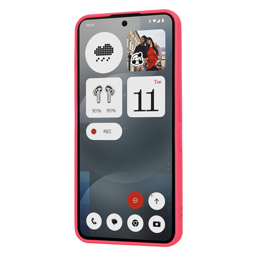 Case for Nothing Phone (3a), Techsuit, SoftFlex, Dark Pink