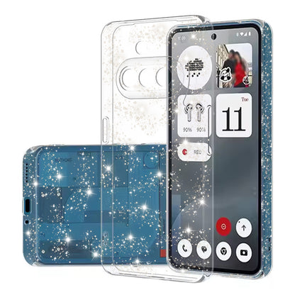 Case for Nothing Phone (3a), Techsuit, SparkleSkin, Transparent