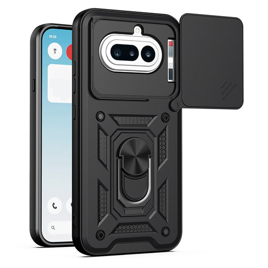 Case for Nothing Phone (4a), Techsuit, CamShield, Black