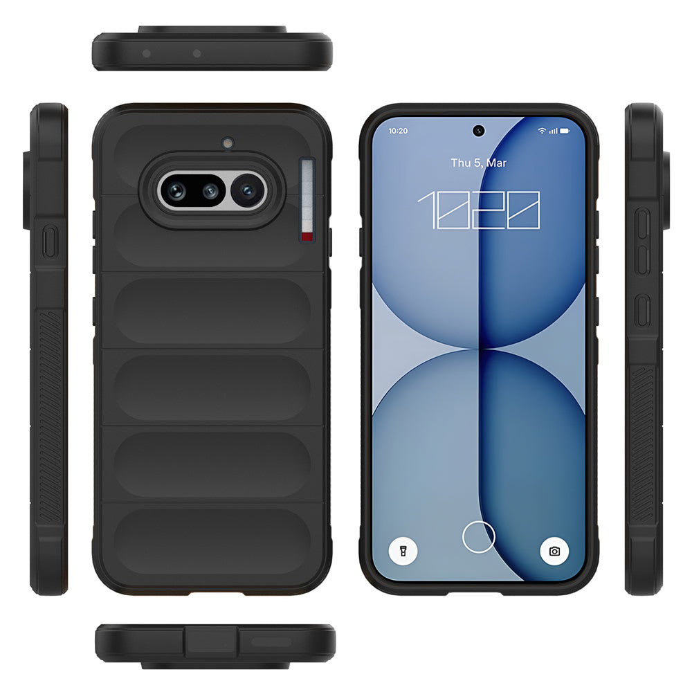 Case for Nothing Phone (4a), Techsuit, Magic Shield, Black
