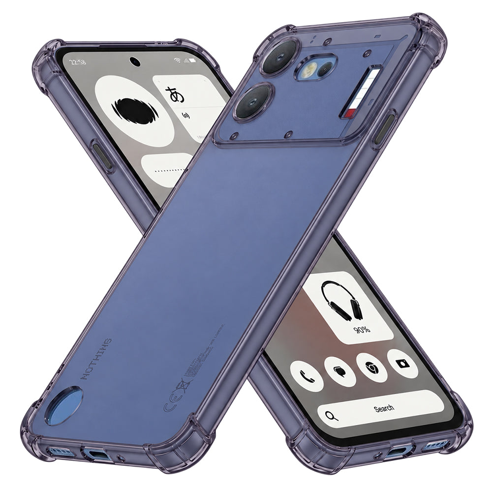 Case for Nothing Phone (4b), Techsuit, Shockproof Clear, Smoke