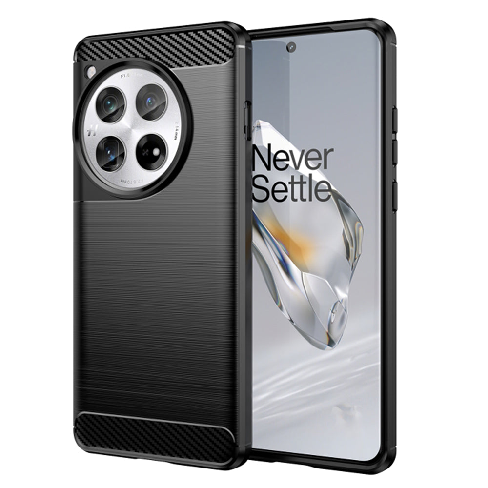 Case for OnePlus 12, Techsuit, Carbon, Black