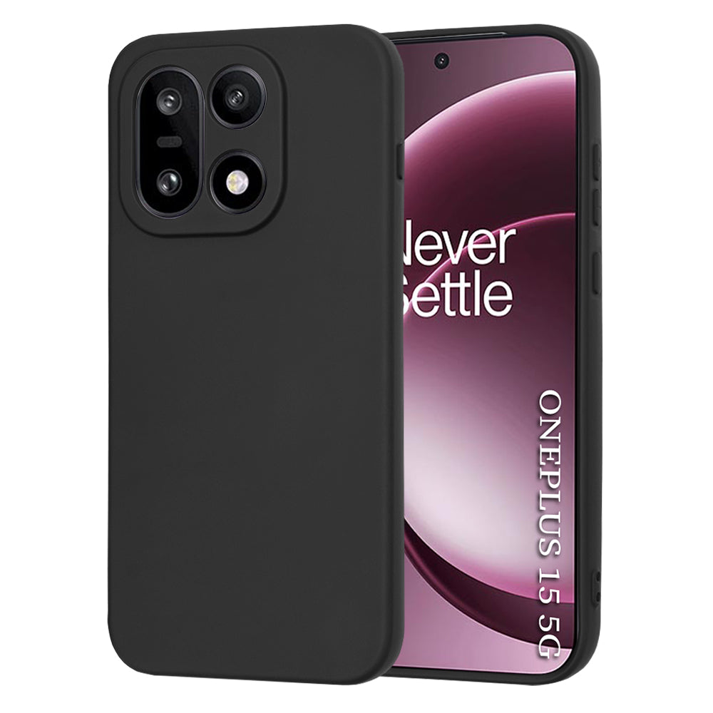 Case for OnePlus 15, Techsuit, SoftFlex, Black